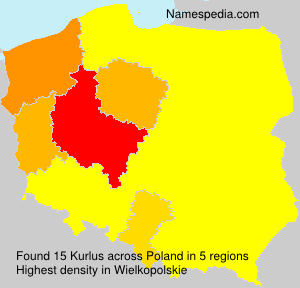 Surname Kurlus in Poland