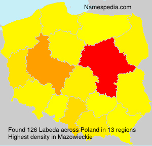 Surname Labeda in Poland