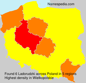 Surname Ladorudzki in Poland