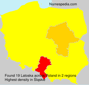 Surname Latoska in Poland