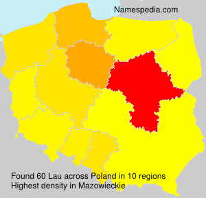 Surname Lau in Poland
