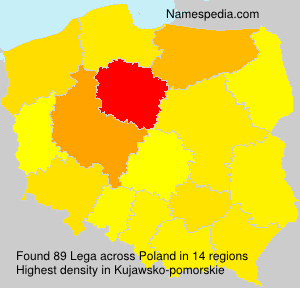 Surname Lega in Poland