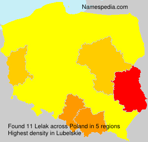 Surname Lelak in Poland