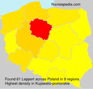 Surname Leppert in Poland