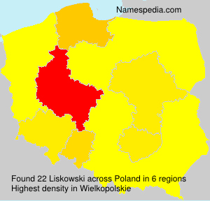 Surname Liskowski in Poland