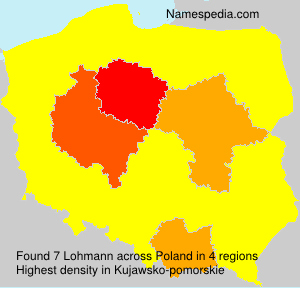 Surname Lohmann in Poland