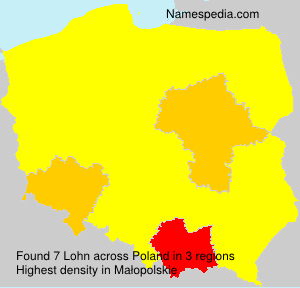 Surname Lohn in Poland