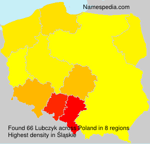 Surname Lubczyk in Poland