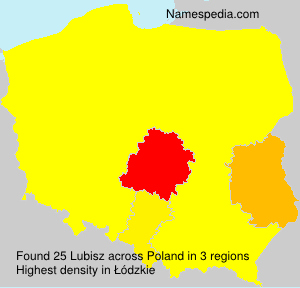 Surname Lubisz in Poland