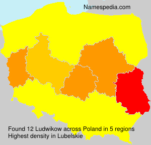 Surname Ludwikow in Poland