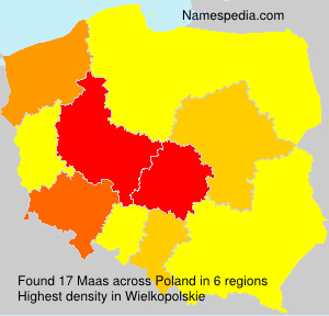 Surname Maas in Poland