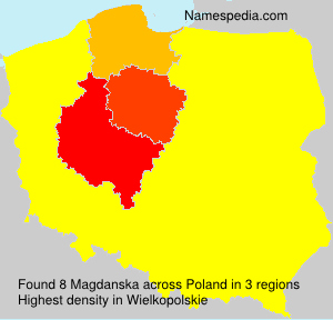 Surname Magdanska in Poland