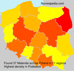 Surname Malenda in Poland