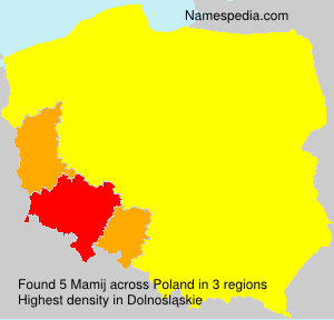 Surname Mamij in Poland