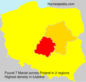 Surname Mariat in Poland