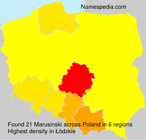 Surname Marusinski in Poland
