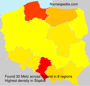 Surname Metz in Poland