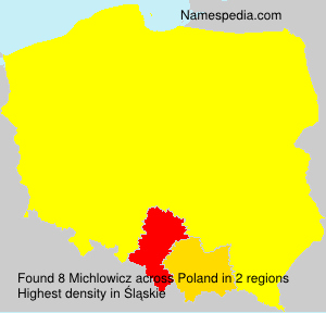 Surname Michlowicz in Poland