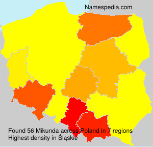 Surname Mikunda in Poland