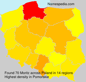 Surname Moritz in Poland