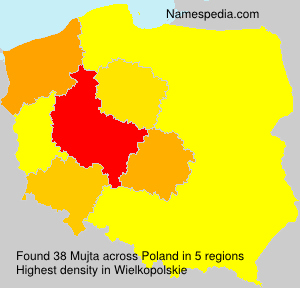 Surname Mujta in Poland