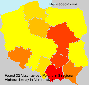 Surname Muter in Poland