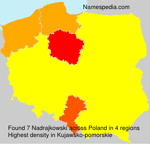 Surname Nadrajkowski in Poland