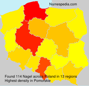 Surname Nagel in Poland