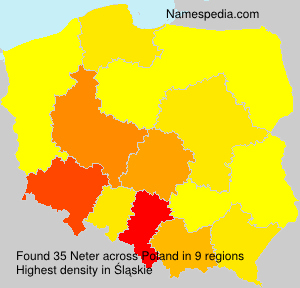 Surname Neter in Poland