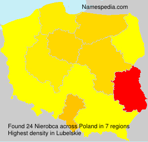 Surname Nierobca in Poland