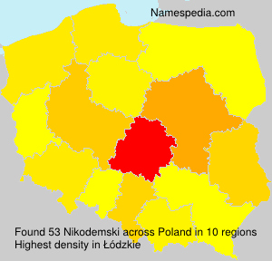 Surname Nikodemski in Poland