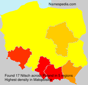 Surname Nitsch in Poland