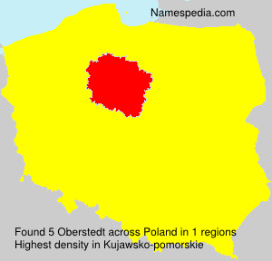 Surname Oberstedt in Poland