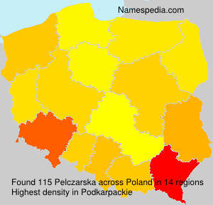 Surname Pelczarska in Poland