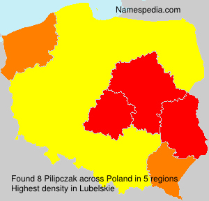 Surname Pilipczak in Poland