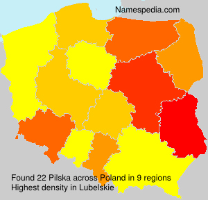 Surname Pilska in Poland