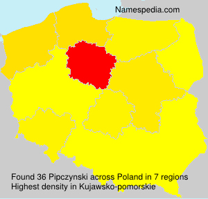 Surname Pipczynski in Poland
