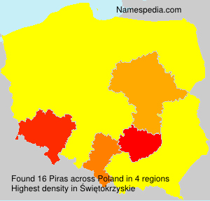 Surname Piras in Poland