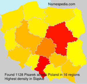 Surname Pisarek in Poland