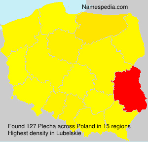 Surname Plecha in Poland