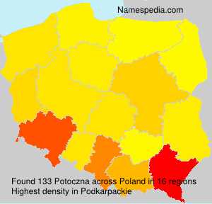 Surname Potoczna in Poland