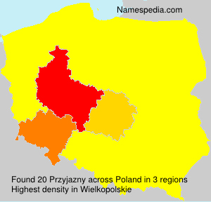 Surname Przyjazny in Poland
