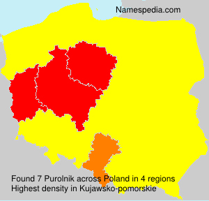 Surname Purolnik in Poland