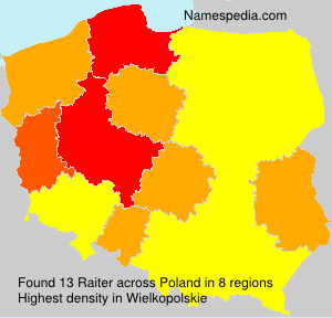 Surname Raiter in Poland