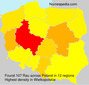 Surname Rau in Poland