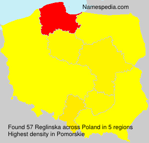 Surname Reglinska in Poland