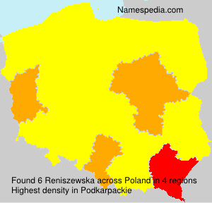 Surname Reniszewska in Poland
