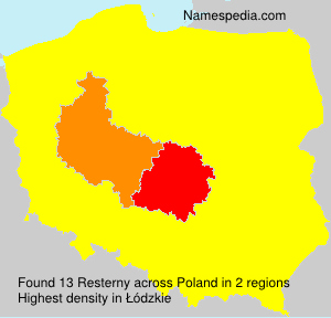 Surname Resterny in Poland