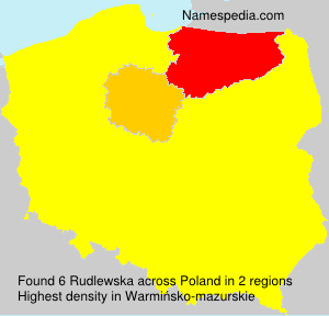 Surname Rudlewska in Poland