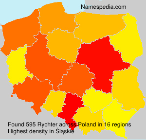Surname Rychter in Poland